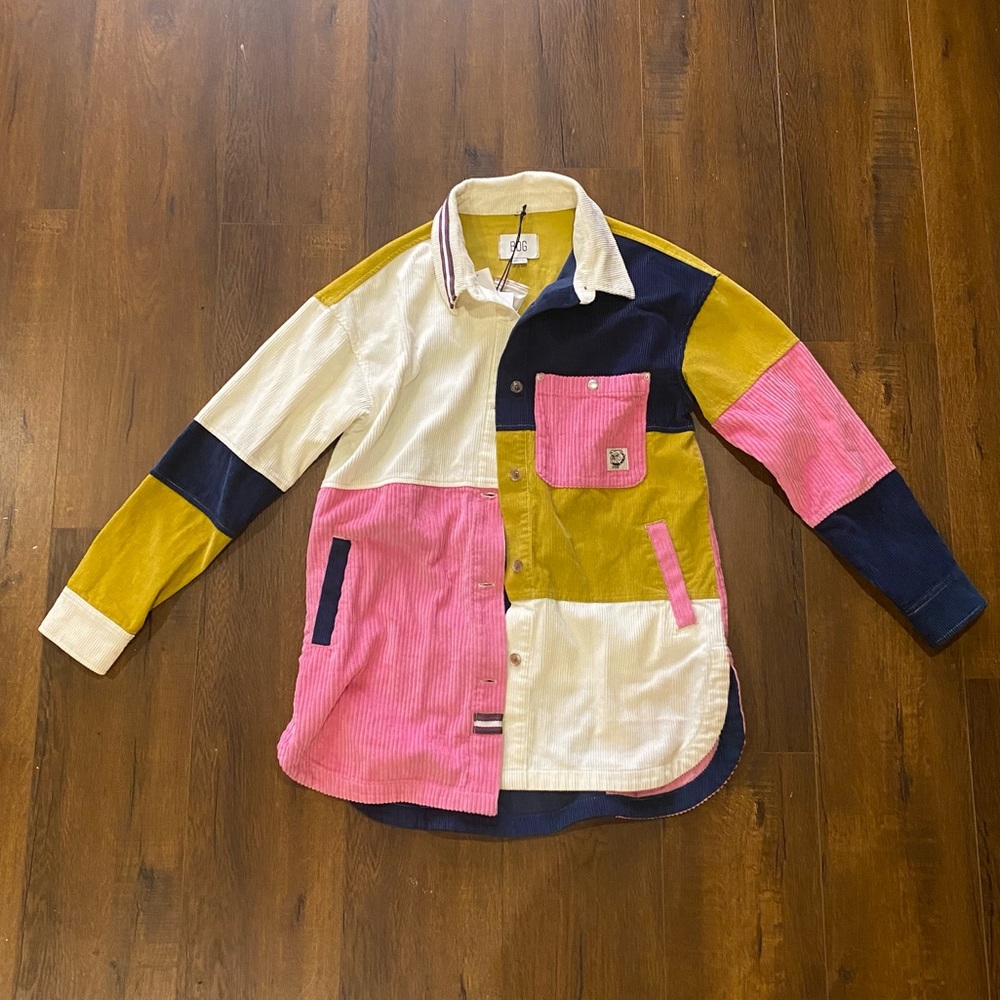 Urban Outfitters BDG corduroy multicolor shacket